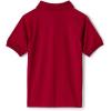 Lands’ End School Uniform Young Men’s Short Sleeve Rapid Dry Polo Shirt(Red)