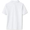Lands’ End School Uniform Young Men’s Short Sleeve Rapid Dry Polo Shirt(White)