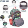 Lands’ End Unisex Kids Large ClassMate Lightweight Durable Elementary School Backpack, Dusty Olive(Dusty Olive)