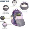 Lands’ End Unisex Kids Large ClassMate Lightweight Durable Elementary School Backpack, Dusty Olive(Rose Violet)