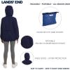 Lands’ End Unisex Kids Lightweight Mesh Lined Weather Resistant Packable Rain Jacket(Navy)