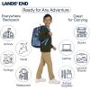 Lands’ End Unisex Kids Medium ClassMate Lightweight Durable Elementary School Backpack, Pro Star Navy(Chambray)
