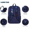 Lands’ End Unisex Kids Medium ClassMate Lightweight Durable Elementary School Backpack, Pro Star Navy(Pro Star Navy)