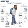 Lands’ End Unisex Kids Medium ClassMate Lightweight Durable Elementary School Backpack, Pro Star Navy(Sky Blue)