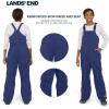Lands’ End Unisex Kids Squall Waterproof Adjustable Insulated Iron Knee Snow Bib Overalls(Navy)