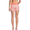 Lands’ End Women’s 3″ Quick Dry Elastic Waist Board Shorts Swim Cover-up Shorts with Panty(Orange Mini Tropic Leaves)