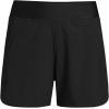 Lands’ End Women’s 5″ Quick Dry Elastic Waist Board Shorts Swim Cover-up Shorts with Panty(Black)