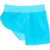 Lands’ End Women’s 5″ Quick Dry Elastic Waist Board Shorts Swim Cover-up Shorts with Panty(Turquoise)