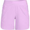 Lands’ End Women’s 5″ Quick Dry Elastic Waist Board Shorts Swim Cover-up Shorts with Panty(Wild Lilac)