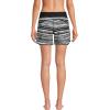 Lands’ End Women’s 5″ Quick Dry Elastic Waist Board Shorts Swim Cover-up Shorts(Black/White Ombre)