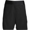 Lands’ End Women’s 9″ Quick Dry Elastic Waist Modest Board Shorts Swim Cover-up Shorts(Black)