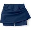 Lands’ End Women’s Active Adaptive Lycra Skater Skorts(Deep Sea Navy)