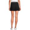 Lands’ End Women’s Active Woven Pleated Skort(Black)