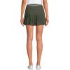 Lands’ End Women’s Active Woven Pleated Skort(Dark Olive Green)