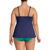 Lands’ End Women’s Adjustable Scoop Neck Flutter Tankini Top(1x Plus)