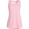 Lands’ End Women’s American-Grown Supima Cotton Tunic Tank Top(Light Rose Pink)