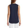 Lands’ End Women’s American-Grown Supima Cotton Tunic Tank Top(Radiant Navy)