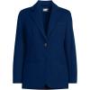 Lands’ End Women’s Brushed Ponte Traditional Blazer(Deep Sea Navy)