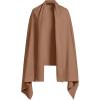 Lands’ End Women’s CashTouch Shawl Wrap(Warm Tawny Brown)