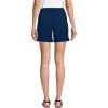 Lands’ End Women’s Chino High Rise Pleated 7″ Shorts(Deep Sea Navy)