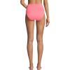 Lands’ End Women’s Chlorine Resistant Pinchless High Waisted Bikini Bottoms(Dark Coral)