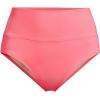 Lands’ End Women’s Chlorine Resistant Pinchless High Waisted Bikini Bottoms(Dark Coral)