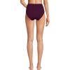 Lands’ End Women’s Chlorine Resistant Pinchless High Waisted Bikini Bottoms(Dark Wine)