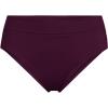 Lands’ End Women’s Chlorine Resistant Pinchless High Waisted Bikini Bottoms(Dark Wine)