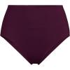 Lands’ End Women’s Chlorine Resistant Pinchless High Waisted Bikini Bottoms(Dark Wine)
