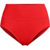 Lands’ End Women’s Chlorine Resistant Pinchless High Waisted Bikini Bottoms(Daylily Red)