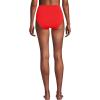 Lands’ End Women’s Chlorine Resistant Pinchless High Waisted Bikini Bottoms(Daylily Red)