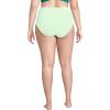 Lands’ End Women’s Chlorine Resistant Pinchless High Waisted Bikini Bottoms(Icy Mint Green)