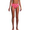 Lands’ End Women’s Chlorine Resistant Pinchless High Waisted Bikini Bottoms(Strawberry Tossed Floral)