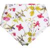 Lands’ End Women’s Chlorine Resistant Pinchless High Waisted Bikini Bottoms(White Multi Garden Floral)