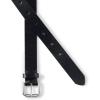 Lands’ End Women’s Classic Leather Belt(Black)