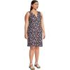 Lands’ End Women’s Cotton Jersey Sleeveless Swim Cover-up Dress(Multi-color)