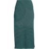 Lands’ End Women’s Crinkle Midi Skirt(Deep Forest)