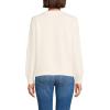Lands’ End Women’s Drifter Jacquard Crew Neck Sweater(Fresh Ivory Lands End)