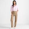 Lands’ End Women’s Herringbone Chino High Rise Utility Pants(Desert Tan)