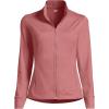 Lands’ End Women’s High Impact Full Zip Jacket(Dark Rose Clay)