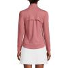 Lands’ End Women’s High Impact Full Zip Jacket(Dark Rose Clay)