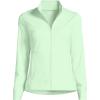 Lands’ End Women’s High Impact Full Zip Jacket(Icy Mint Green)