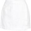 Lands’ End Women’s Linen Above The Knee Skorts(White)