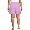 Lands’ End Women’s Linen High Rise Pull On 7″ Shorts(Wild Lilac)