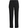 Lands’ End Women’s Mid Rise Classic Straight Leg Chino Ankle Pants(Black)