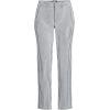 Lands’ End Women’s Mid Rise Classic Straight Leg Chino Ankle Pants(Ivory/Deep Sea Awning Stripe)