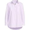 Lands’ End Women’s Oxford Shirt(Pale Whisper Lilac)