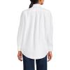 Lands’ End Women’s Oxford Shirt(White/Navy/C)