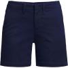Lands’ End Women’s Plus Size Elastic Back Classic 7″ Chino Shorts(Deep Sea Navy)