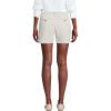 Lands’ End Women’s Plus Size Elastic Back Classic 7″ Chino Shorts(Light Stone)